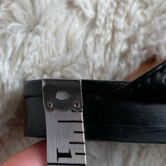 Frye Leather Slip on Slides Flat Heel Mules Black 6.5 - Picture 4 of 6